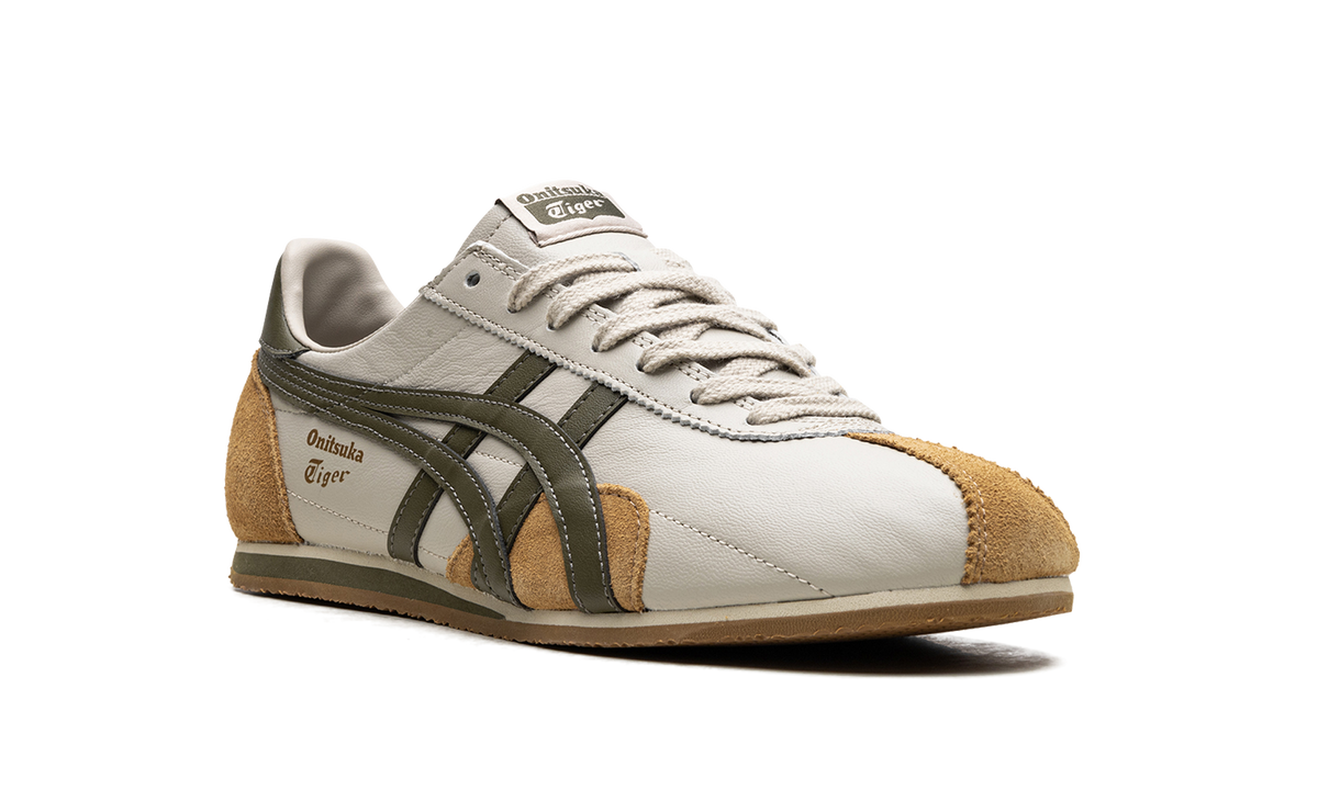 Onitsuka Tiger Runspark in Beige Olive Green Mustard Yellow 133250 - product image from the listing.