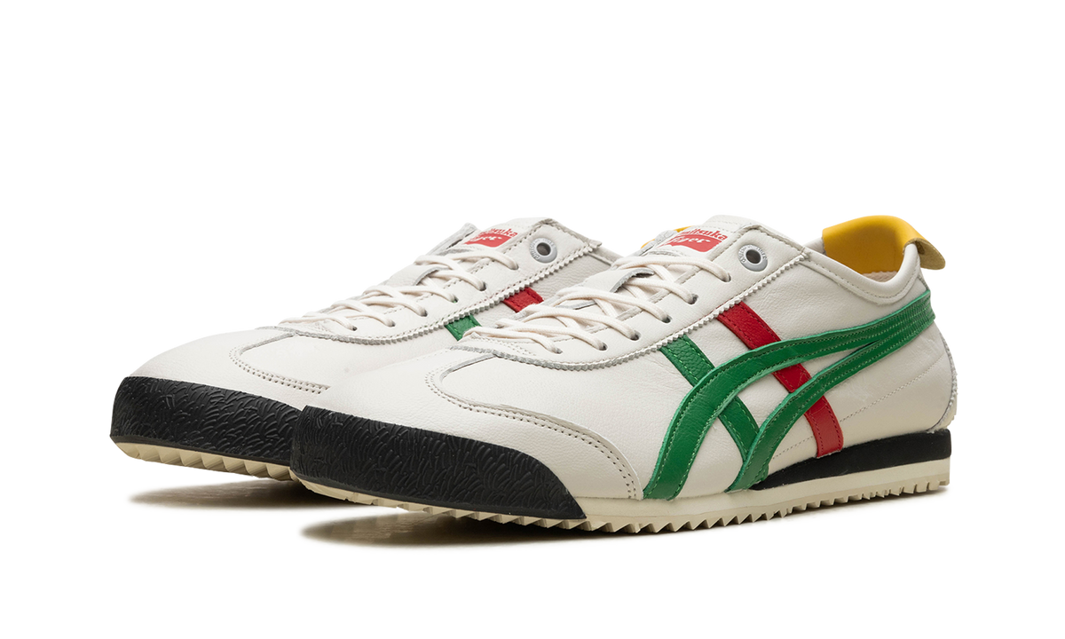 Onitsuka Tiger Mexico 66 Sd in Birch Green Red Yellow 127341 - product image from the listing.
