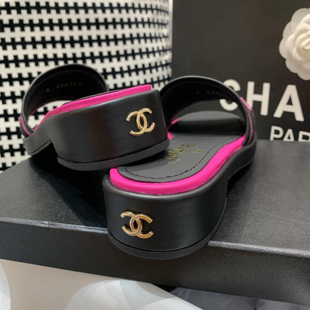 Sandals by Chanel - product photo shown in the listing for this item.