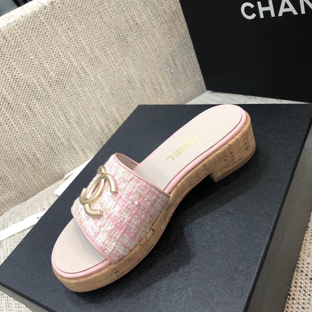 Sandals by Chanel - product photo shown in the listing for this item.