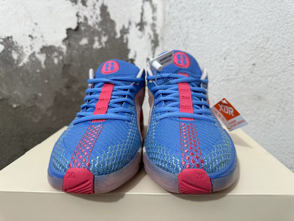 Nike Kobe 5 Protro Basketball Shoes in Blue and Pink - product image from the listing.