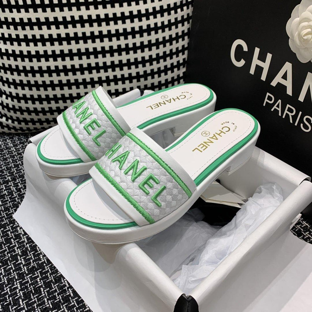 Sandals by Chanel - product photo shown in the listing for this item.