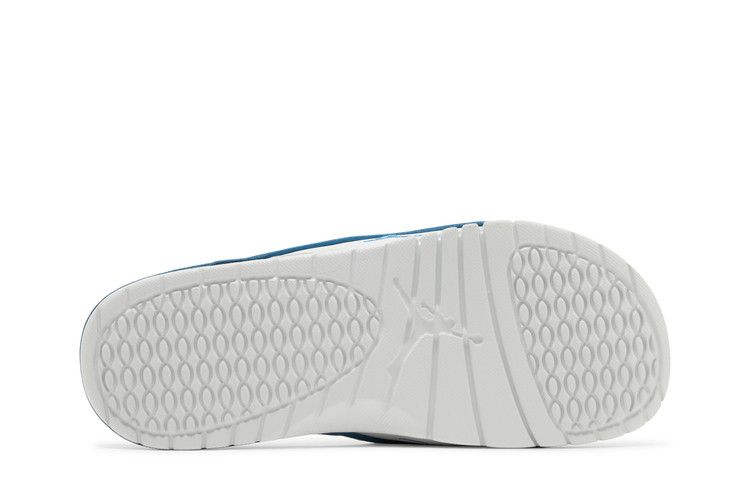 Jordan Hydro 4 Slide Military in Blue - product image from the listing.