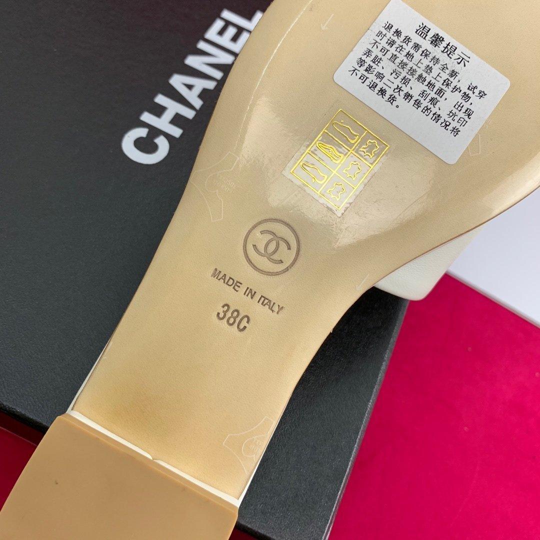 Sandals by Chanel - product photo shown in the listing for this item.