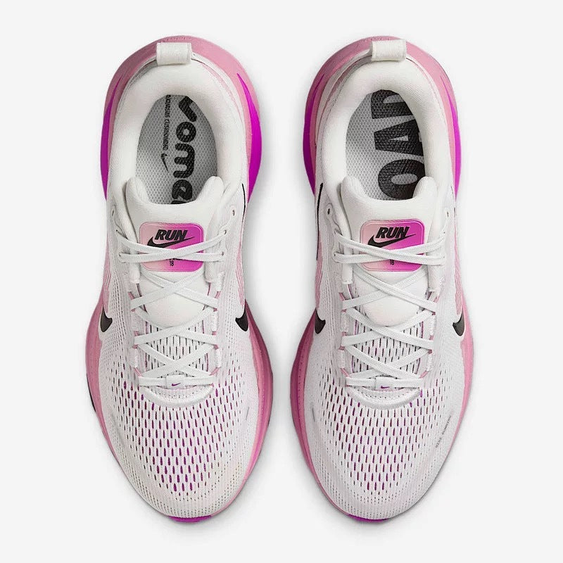 Nike Vomero 18 Running Shoes HM6804-105 in White Pink - product image from the listing.