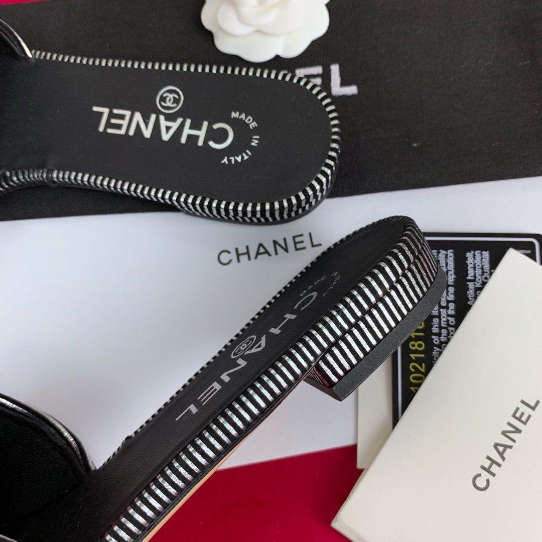 Sandals by Chanel - product photo shown in the listing for this item.