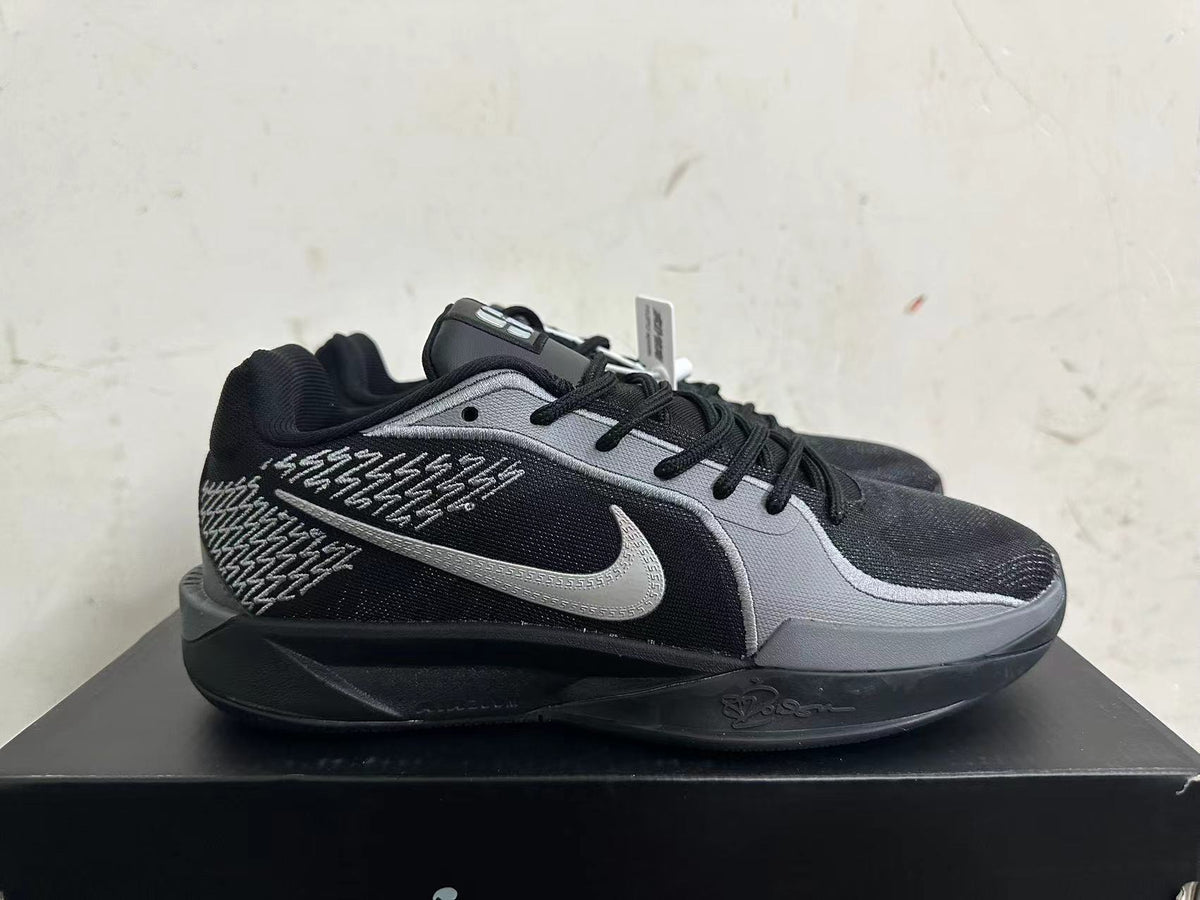 Nike Kobe 5 Basketball Shoes in Black and Grey - product image from the listing.