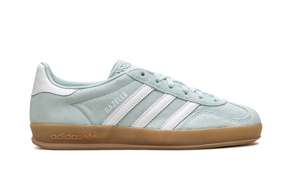 Women's Gazelle Indoor "Ash Green White" JS1396 - product image from the listing.