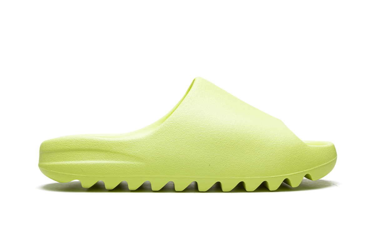 "Glow Green 2022" Yeezy Slide HQ6447 - product image from the listing.
