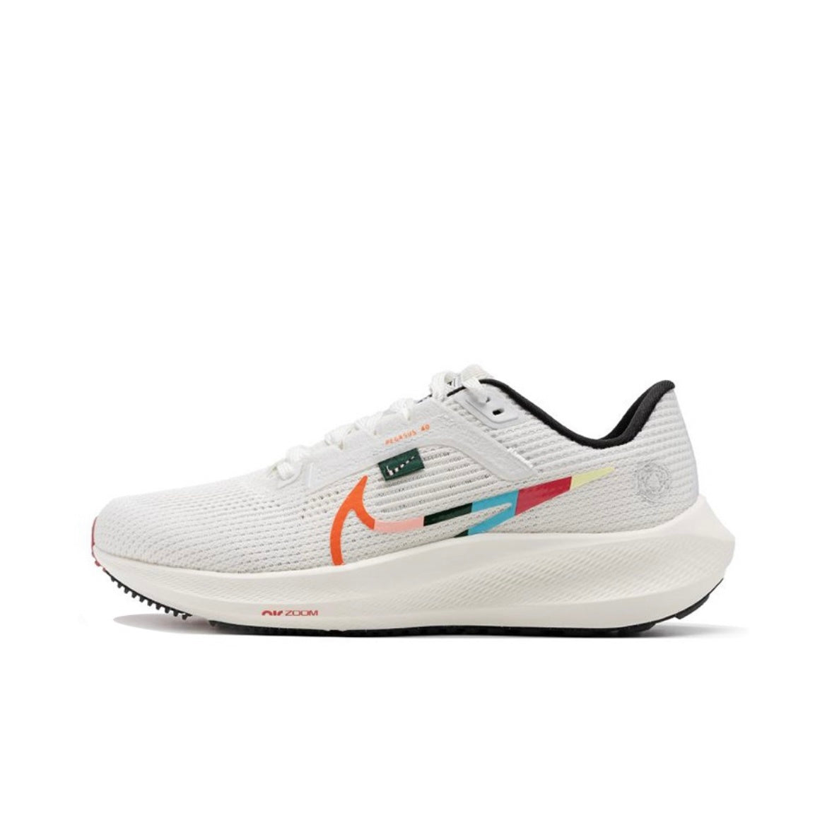 Nike Air Zoom Pegasus 40 Rainbow Shoes for Running FN8919-191 - product image from the listing.