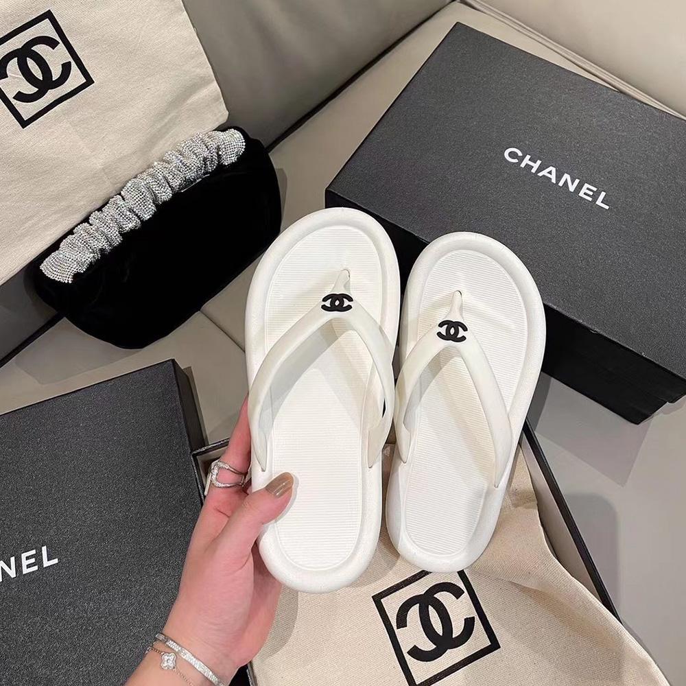 Sandals by Chanel - product photo shown in the listing for this item.