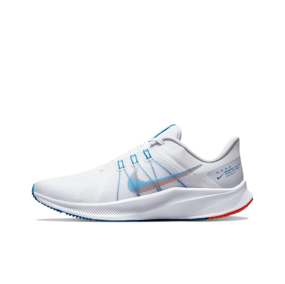 Nike Quest 4 Running Shoes in Blue and White DA1105-101 - product image from the listing.