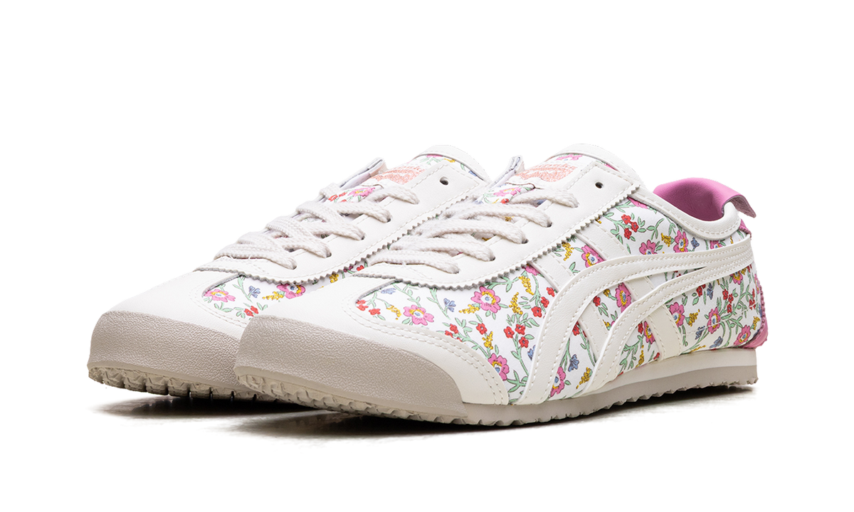 Onitsuka Tiger Mexico 66 in Cream Pink Floral 159275 - product image from the listing.