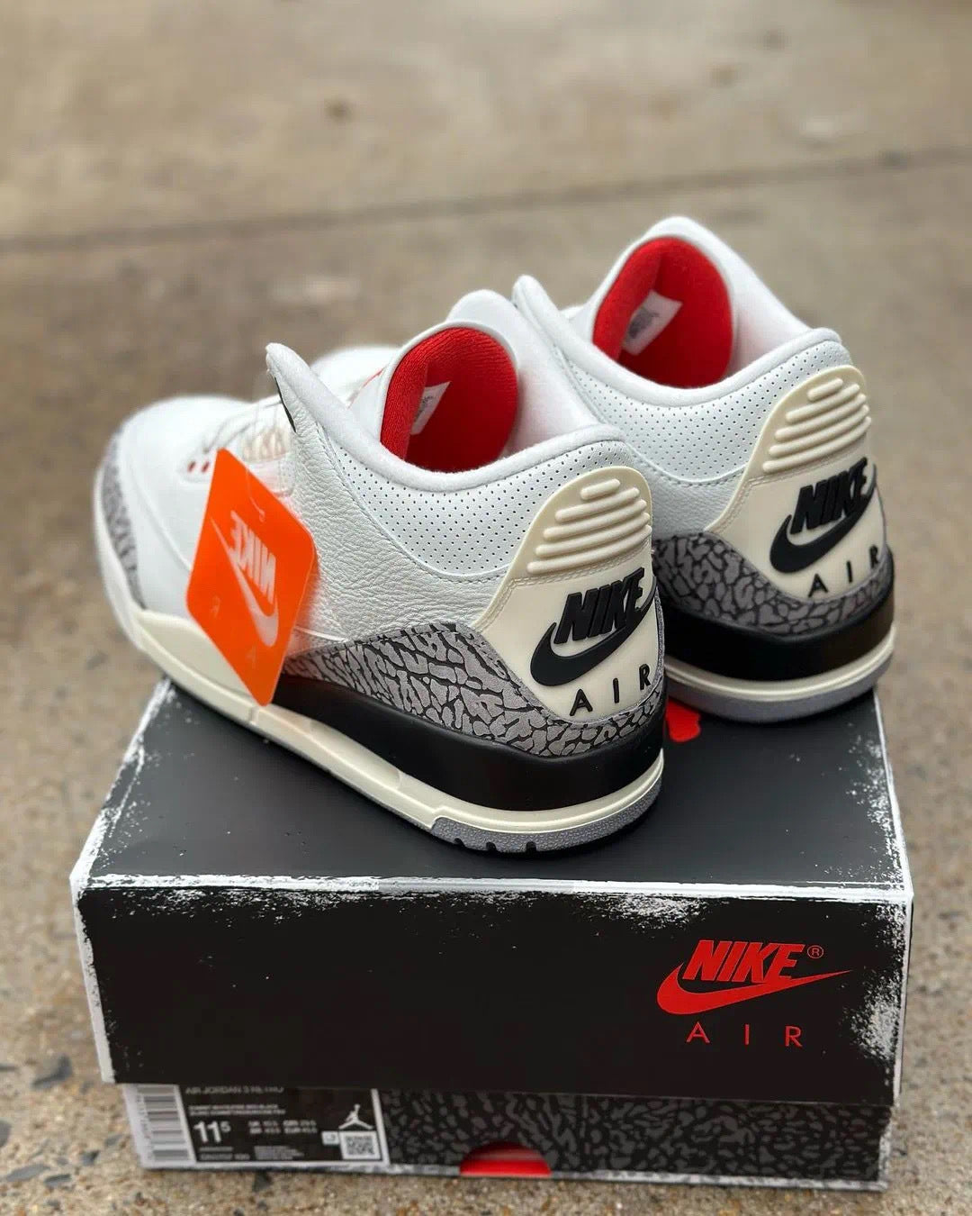 Air Jordan 3 White Cement Reimagined Sneakers DN3707-100 - product image from the listing.