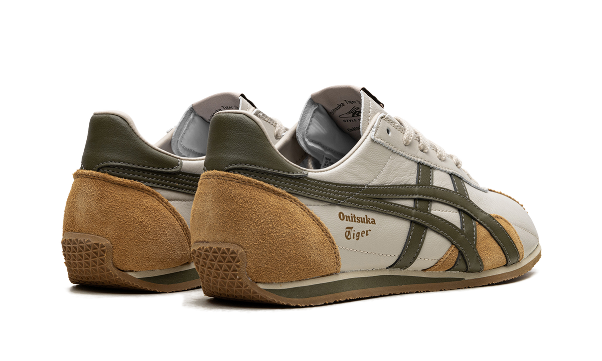 Onitsuka Tiger Runspark in Beige Olive Green Mustard Yellow 133250 - product image from the listing.