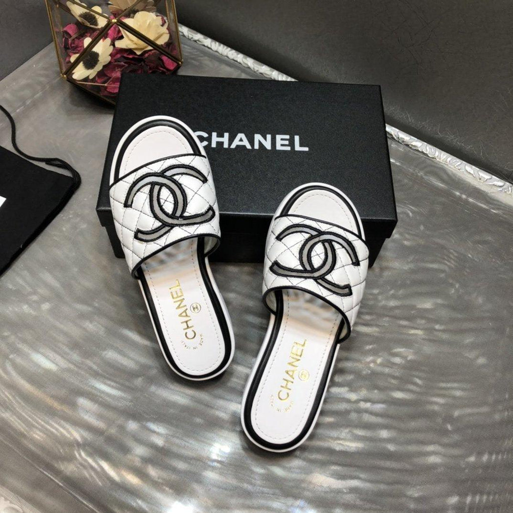 Sandals by Chanel - product photo shown in the listing for this item.