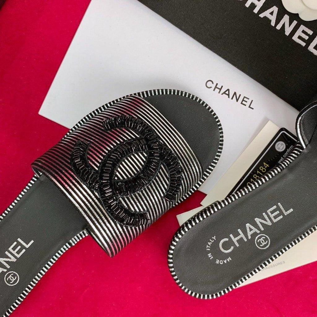 Sandals by Chanel - product photo shown in the listing for this item.