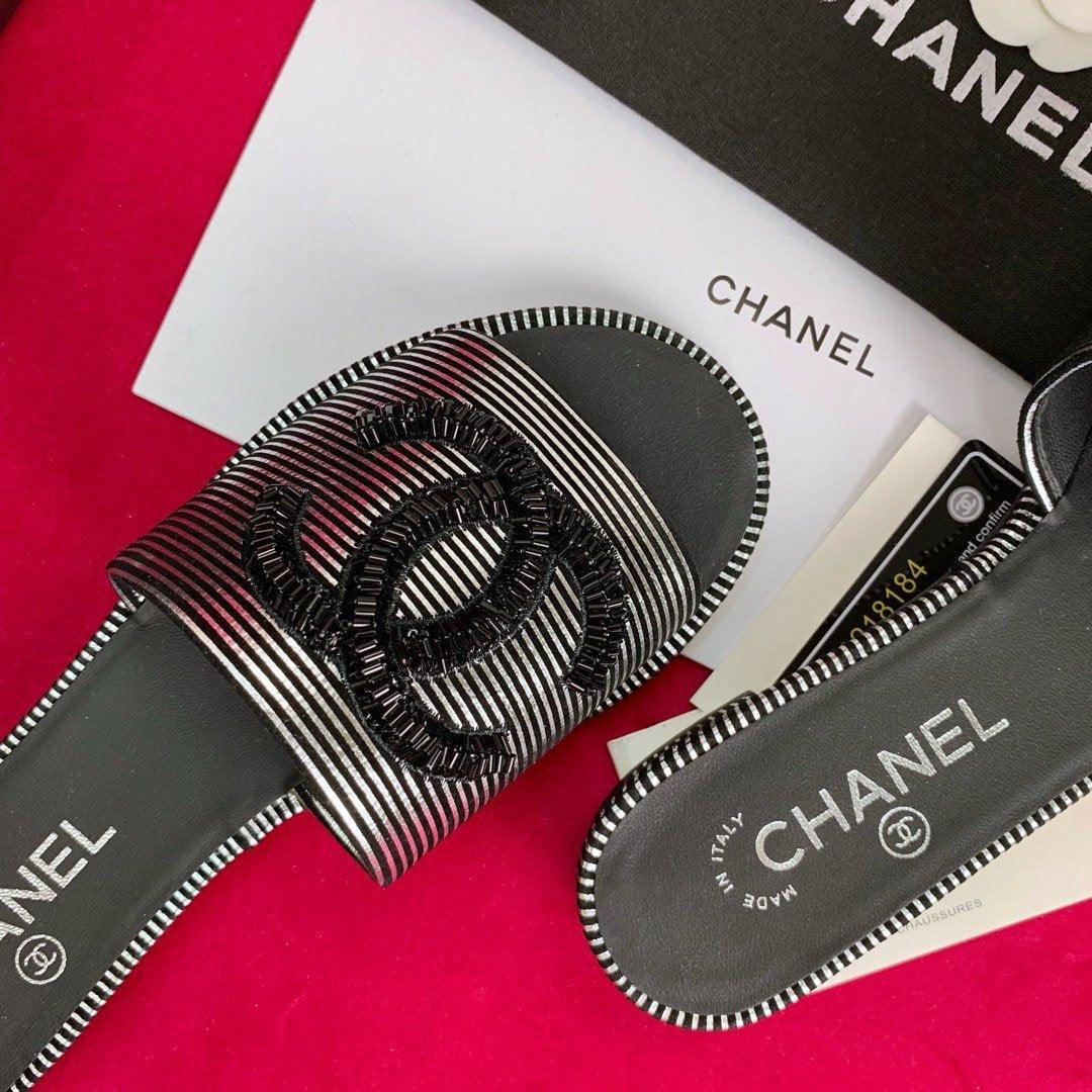 Sandals by Chanel - product photo shown in the listing for this item.