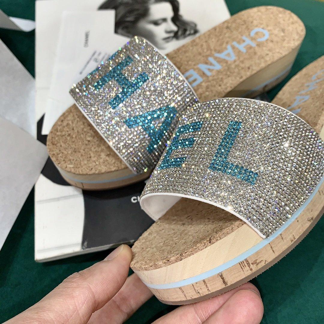 Sandals by Chanel - product photo shown in the listing for this item.