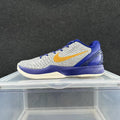 Nike Zoom Basketball Shoes in Gray, in Yellow & Blue - product image from the listing.
