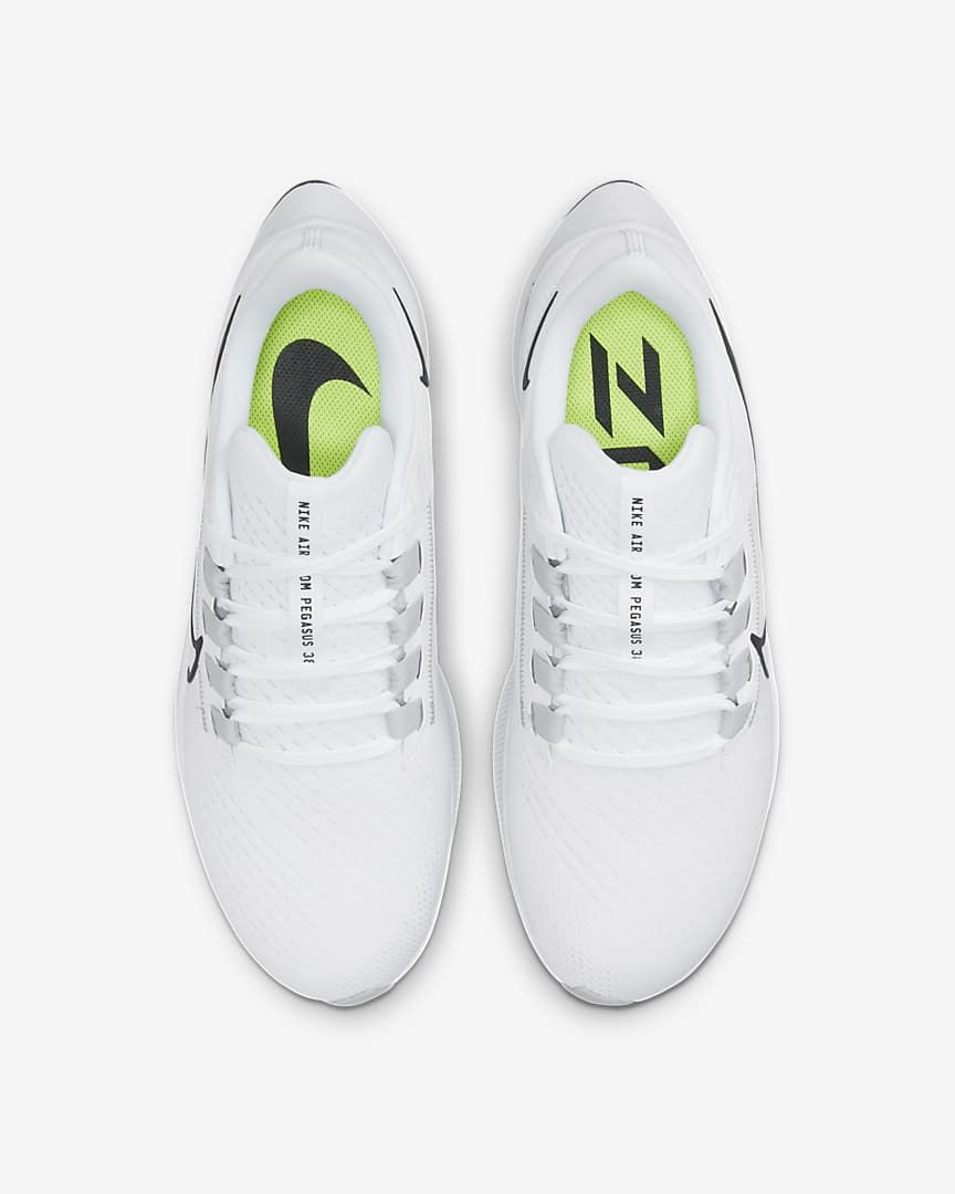 Nike Air Zoom Pegasus 38 Running Shoes in White CW7356-100 - product image from the listing.