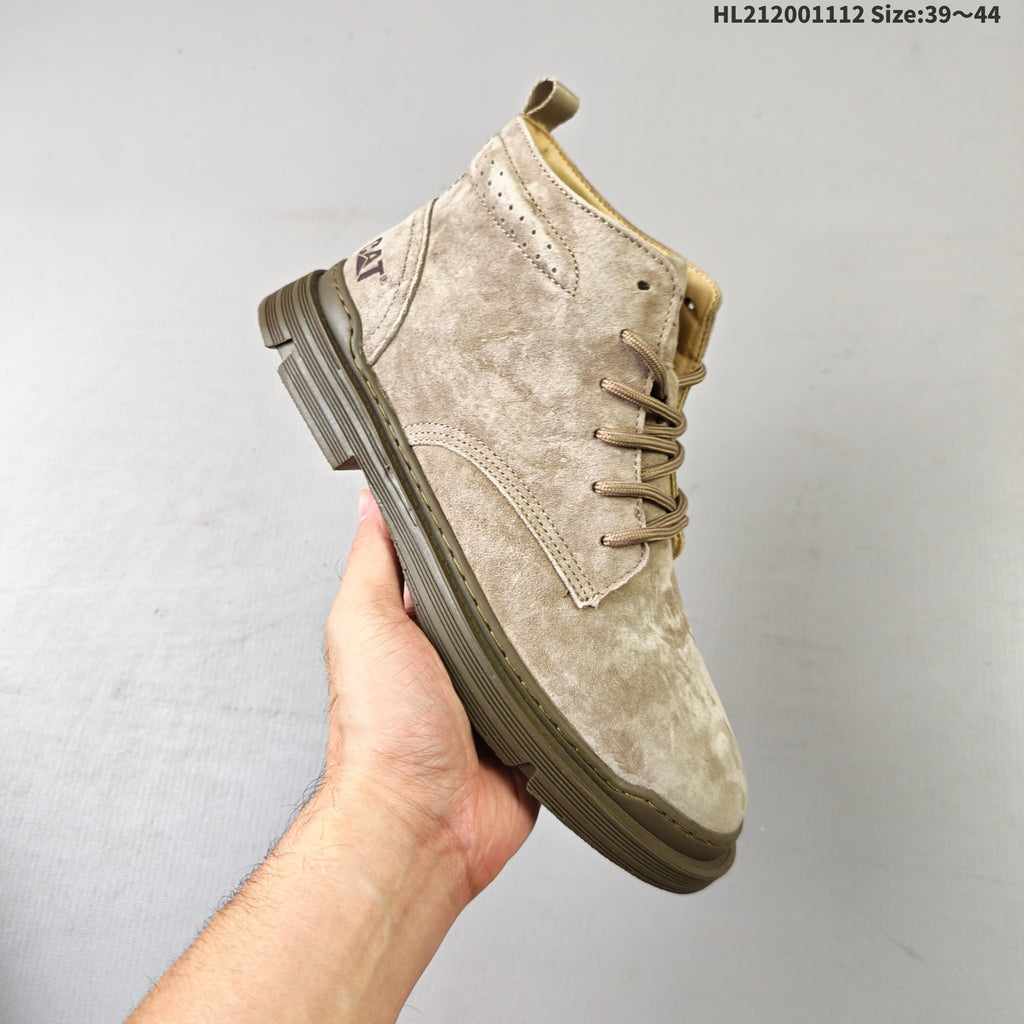 Taupe CAT Footwear High-Top Casual Boots - product image from the listing.