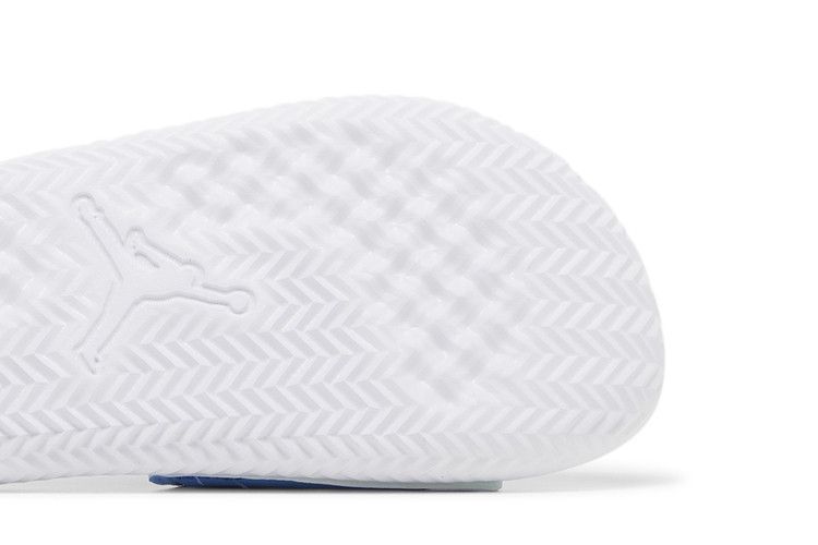 Jordan Play Slide in University Blue White - product image from the listing.