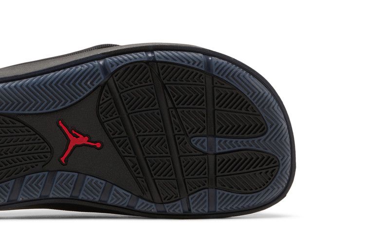 Women's Jordan Sophia Slide Black Red - product image from the listing.