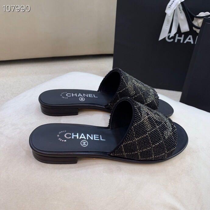 Sandals by Chanel - product photo shown in the listing for this item.