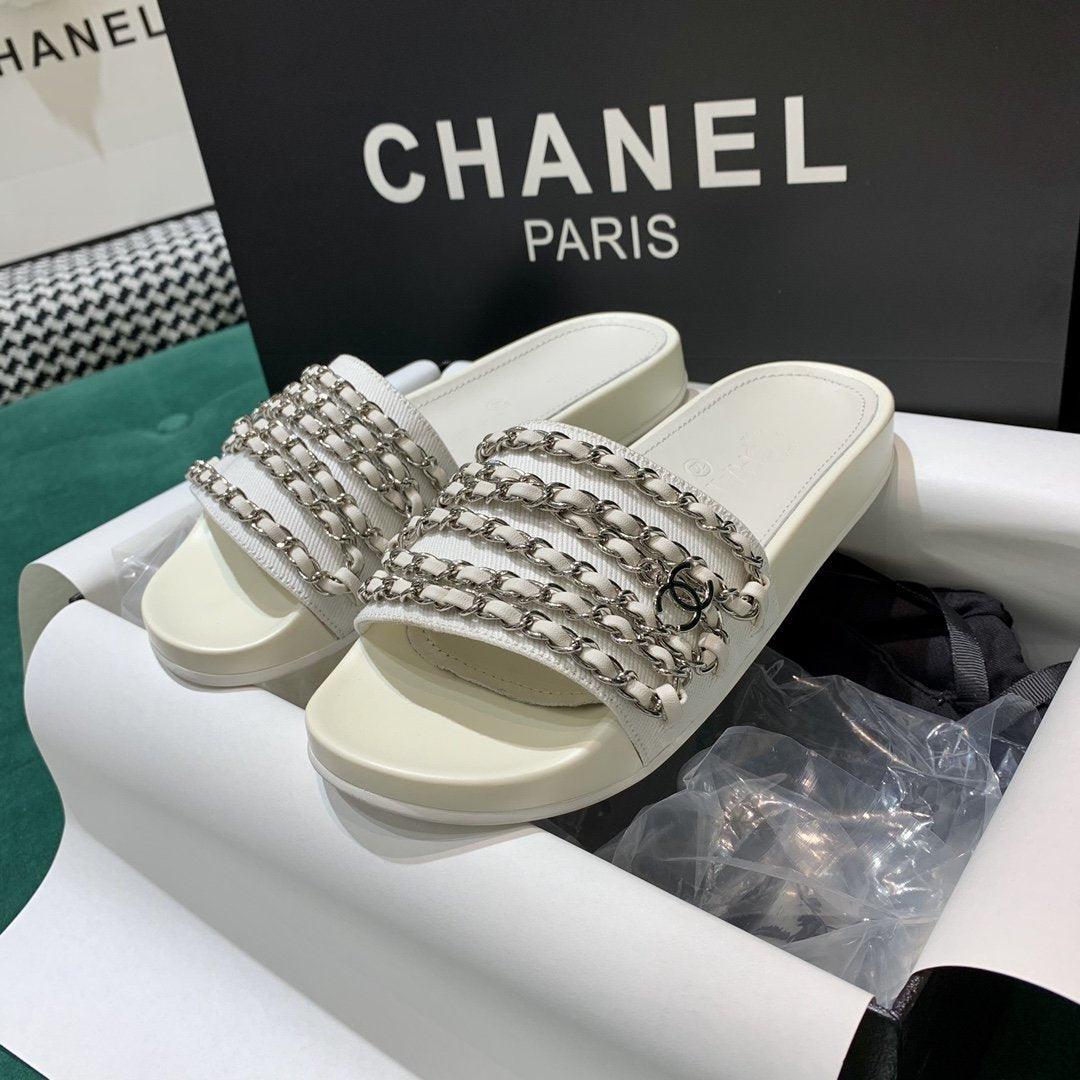 Sandals by Chanel - product photo shown in the listing for this item.