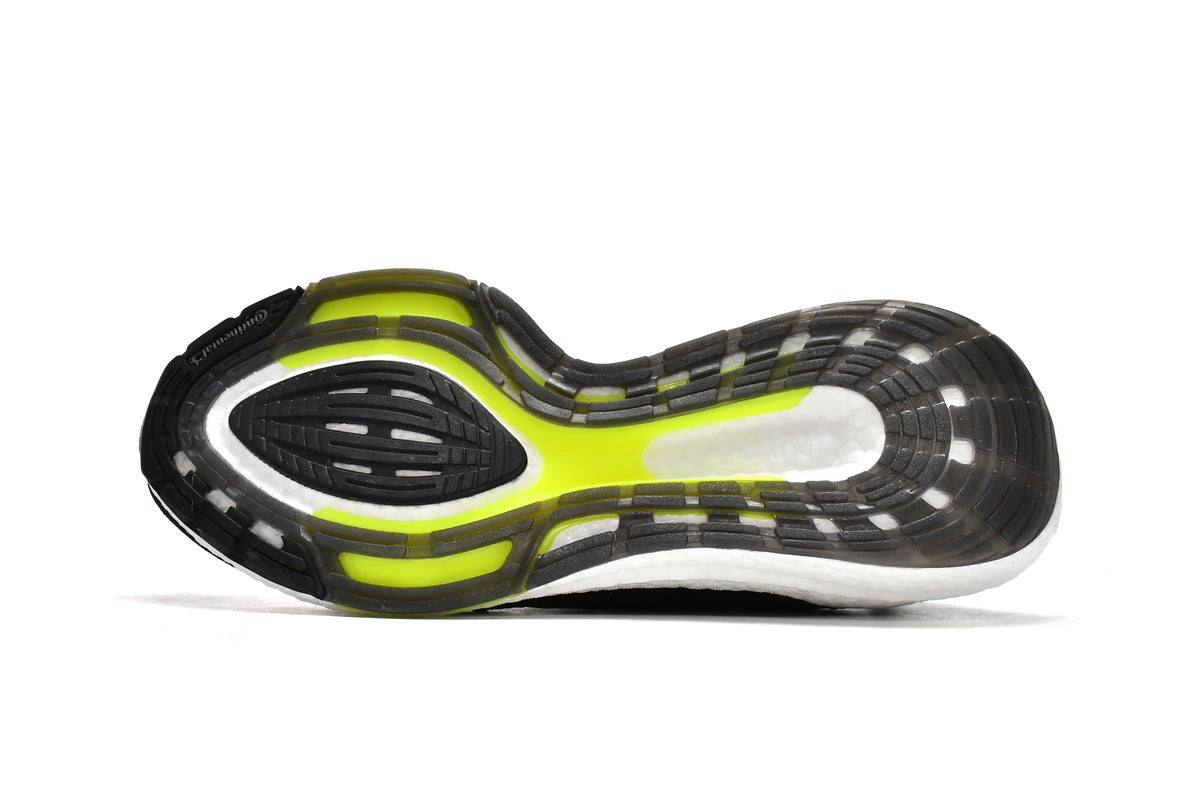 adidas UltraBoost 22 H01172 Running Shoes in Black Green - product image from the listing.