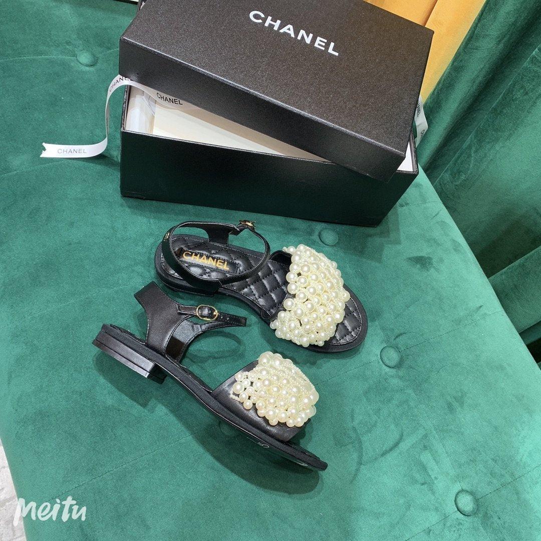 Sandals by Chanel - product photo shown in the listing for this item.