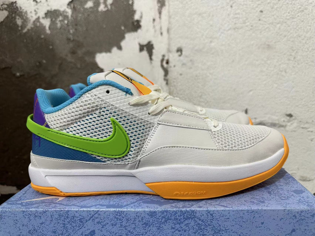 Nike Ja 1 Basketball Shoes in White Multicolor - product image from the listing.