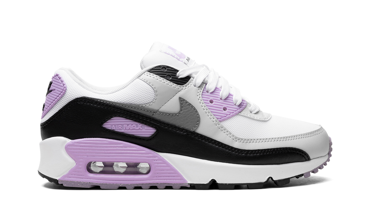 Women's Air Max 90 "White Lilac" DH8010 103 - product image from the listing.