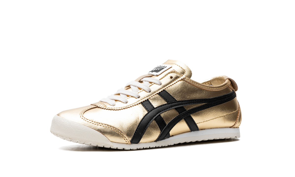Onitsuka Tiger Mexico 66 in Gold Black 124860 - product image from the listing.