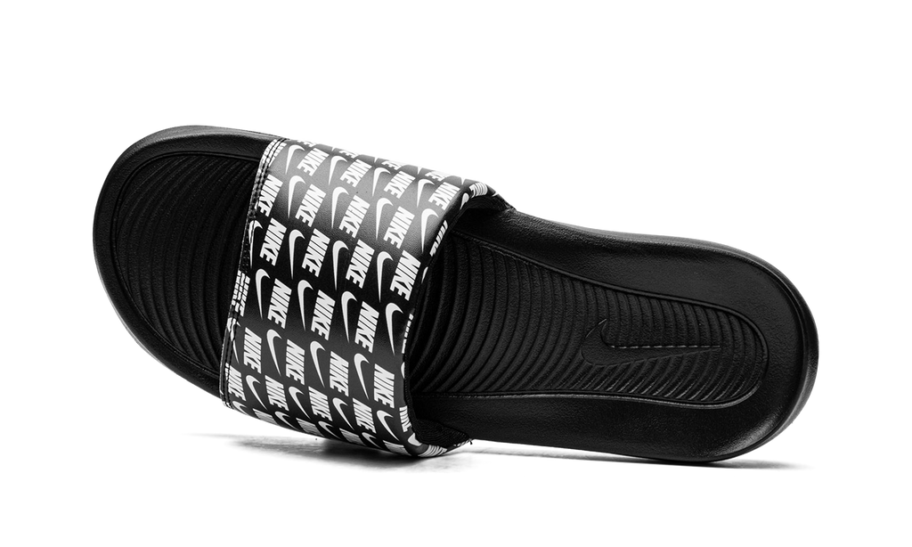 "Repeat Logo - Black" Victori One Slide Print CN9678 006 - product image from the listing.