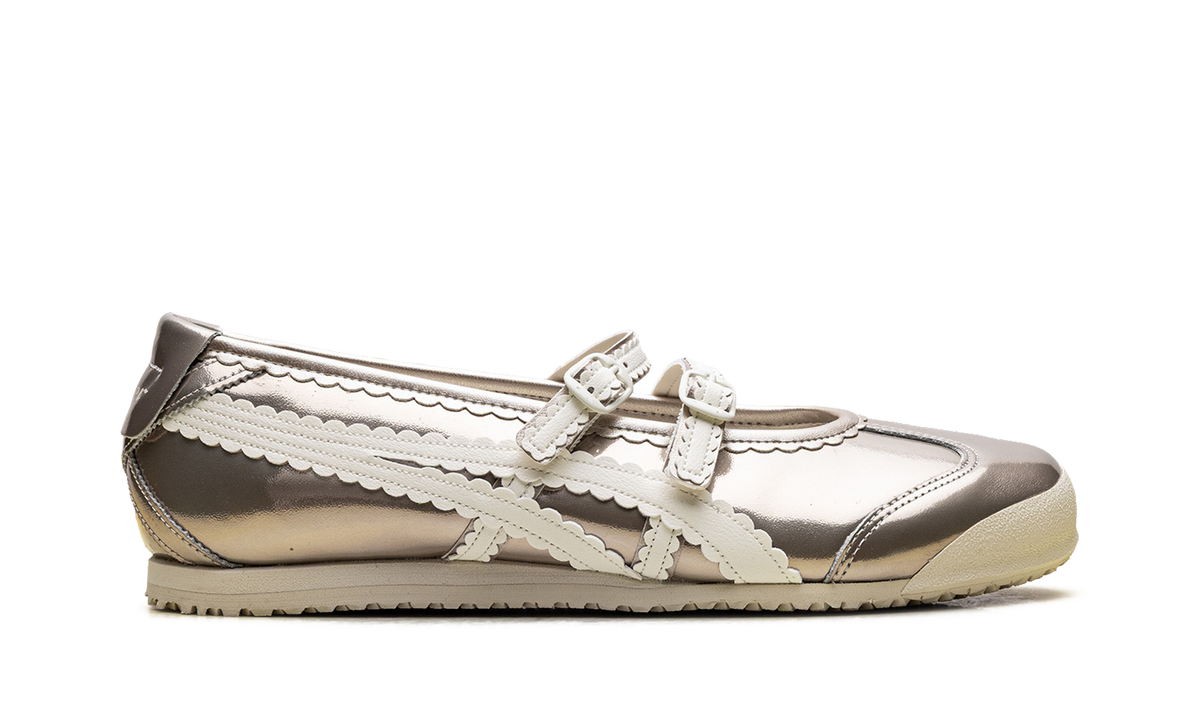 Onitsuka Tiger Mexico 66 Tgrs Wmns in Metallic Pack Champagne Cream 228275 - product image from the listing.