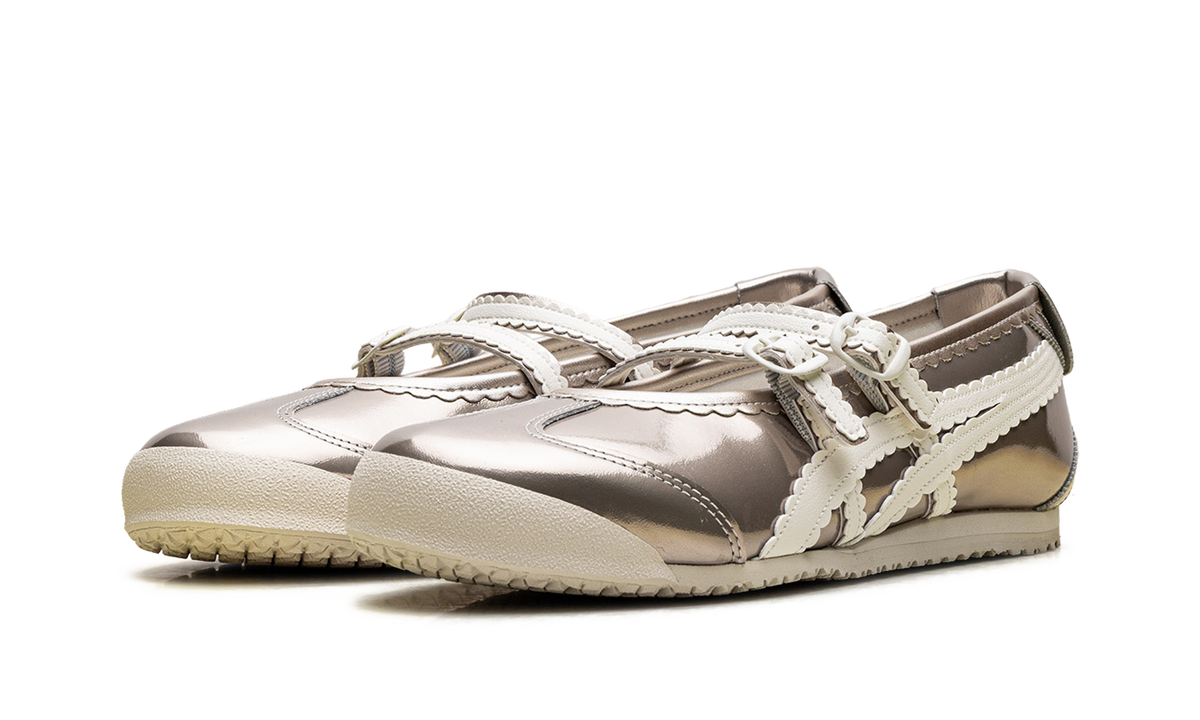 Onitsuka Tiger Mexico 66 Tgrs Wmns in Metallic Pack Champagne Cream 228275 - product image from the listing.