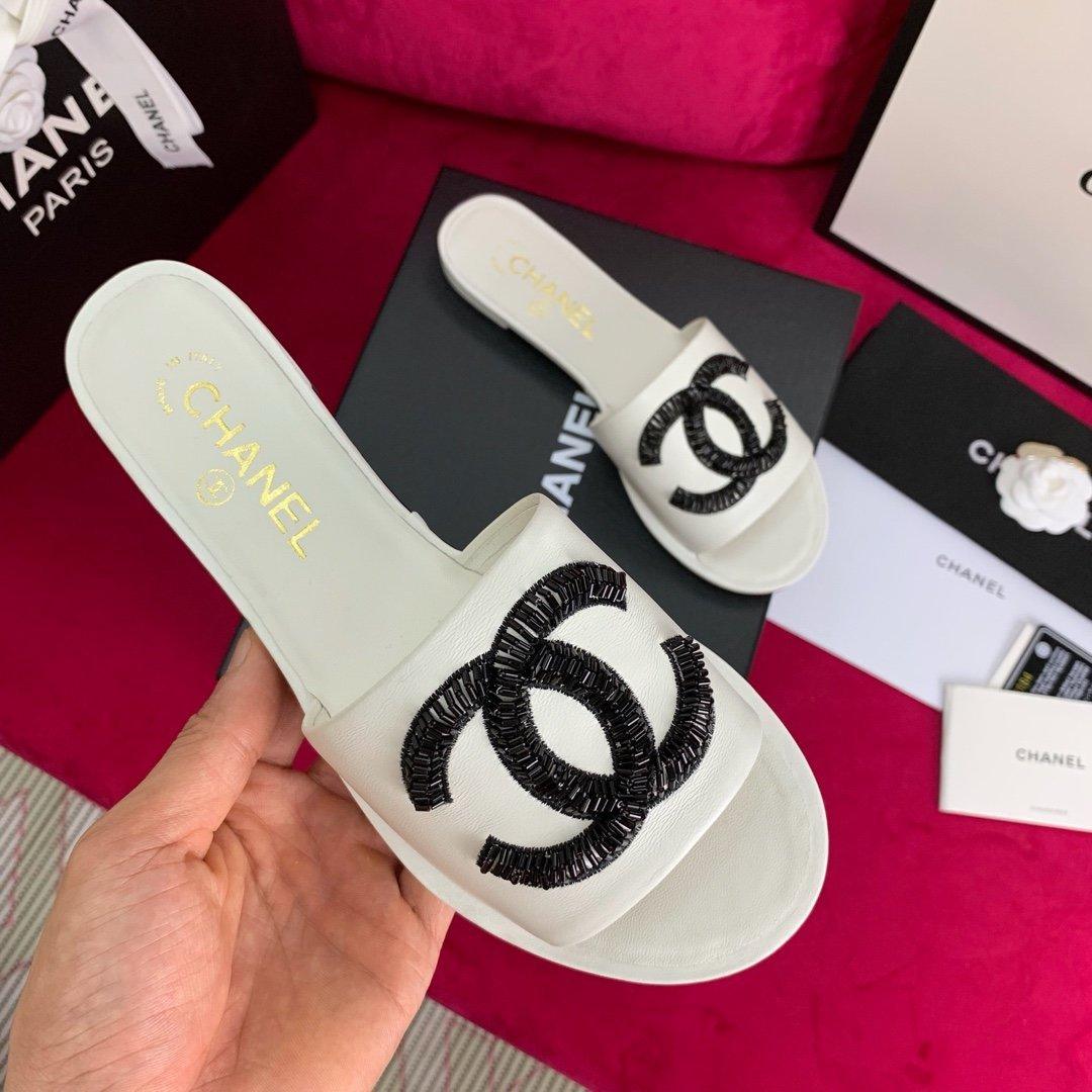 Sandals by Chanel - product photo shown in the listing for this item.