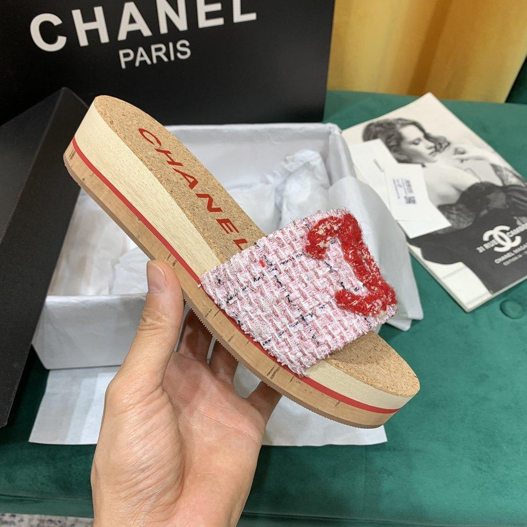Sandals by Chanel - product photo shown in the listing for this item.