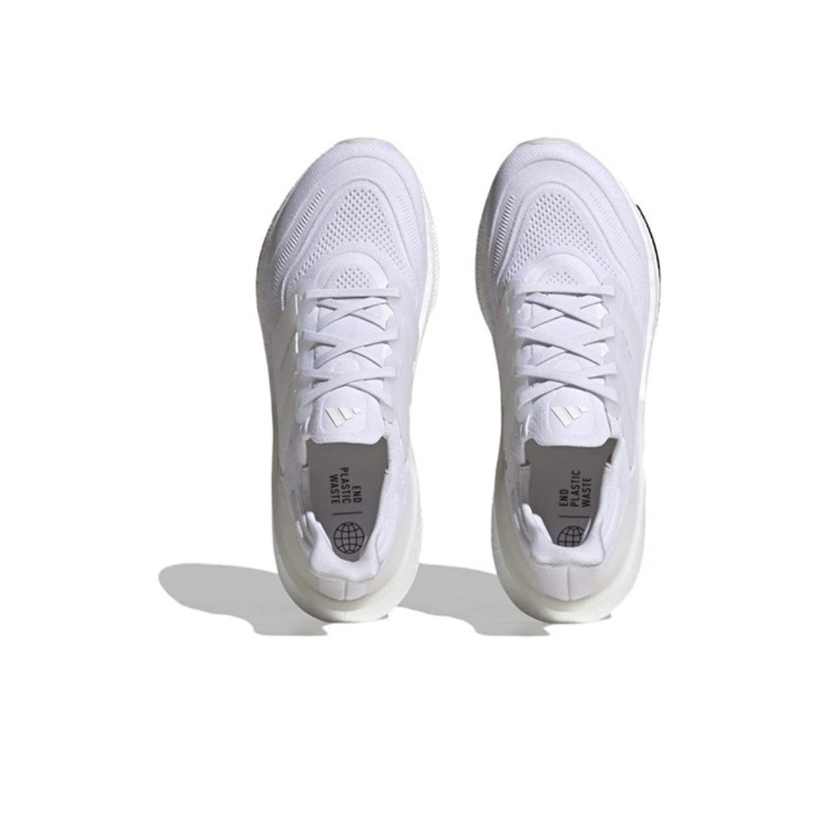 adidas Ultraboost 23 Light Running Shoes, in White and Black GY9350 - product image from the listing.
