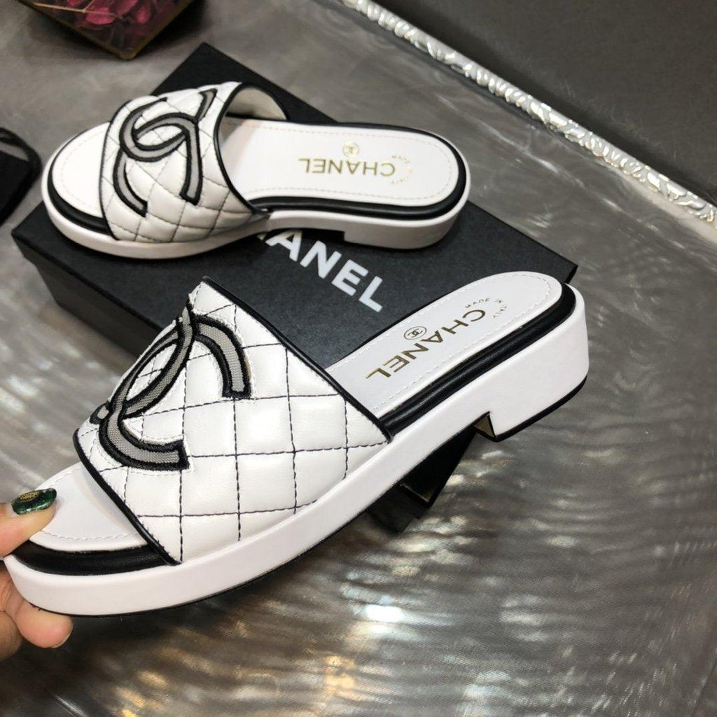 Sandals by Chanel - product photo shown in the listing for this item.
