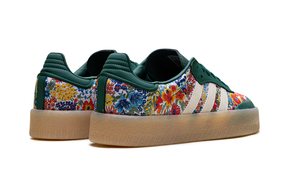 Women's Sambae "Liberty London Collegiate Green" JH7289 - product image from the listing.