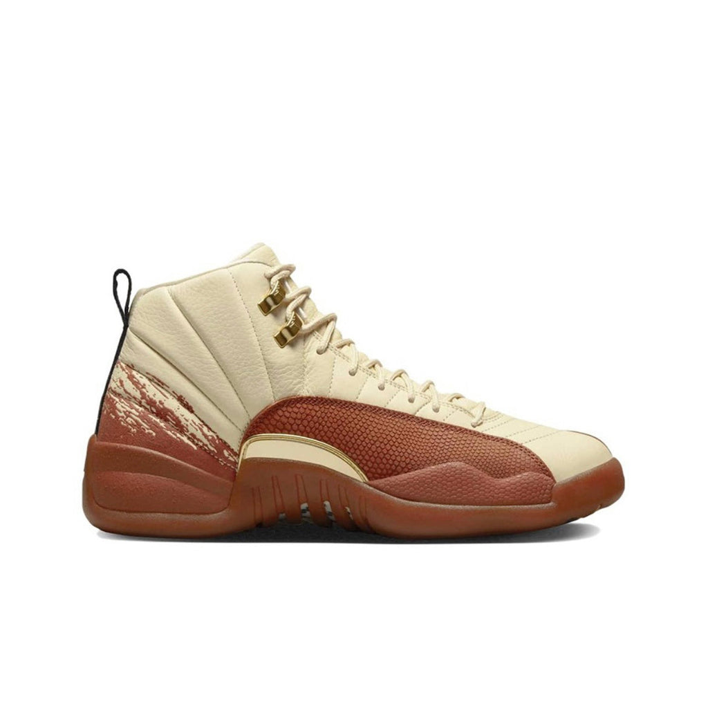 Jordan 12 Retro Eastside Golf Sneakers in Cream Brown DV1758-108 - product image from the listing.