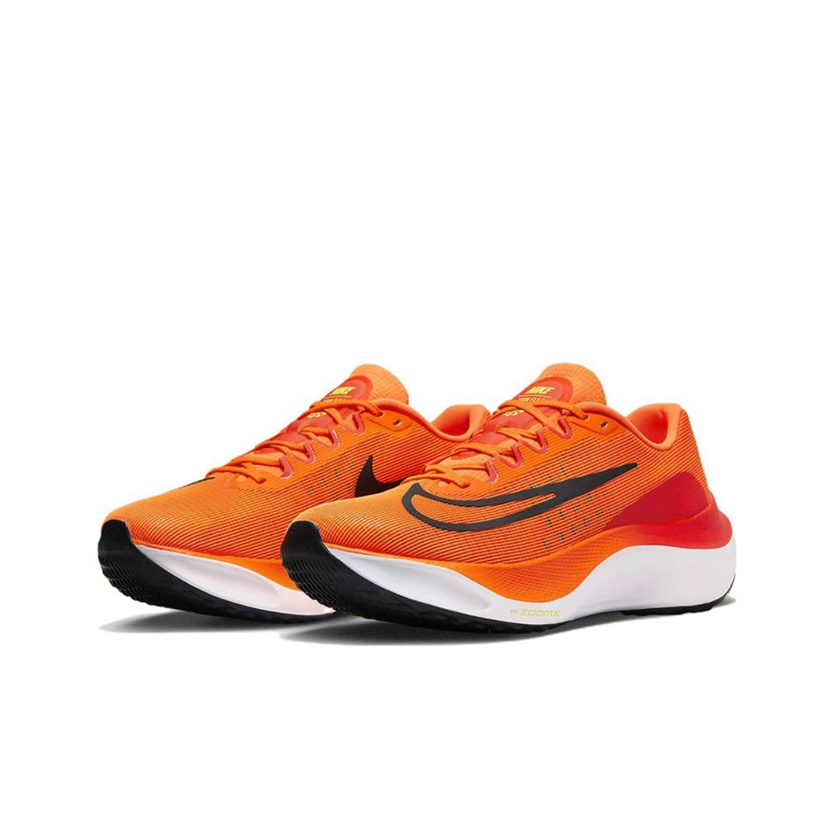 Nike Zoom Fly 5 Running Shoes in Orange Black DM8968-800 - product image from the listing.