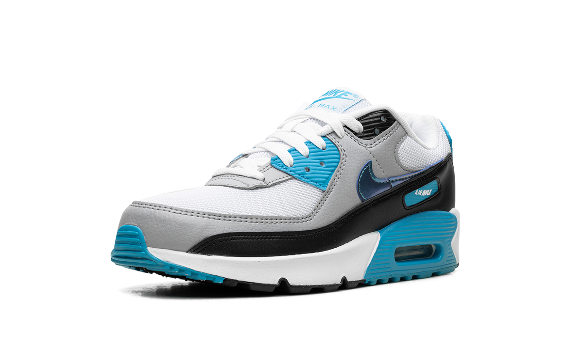 "Blue Lightning Metallic" Air Max 90 GS FD0678 100 - product image from the listing.