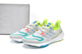 Adidas UltraBoost 22 Running Shoes White Sky Rush in Mint GY8674 - product image from the listing.