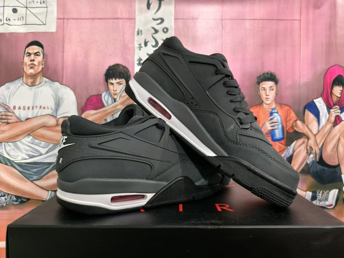 Nike Air Flight 89 Basketball Sneakers in Black - product image from the listing.