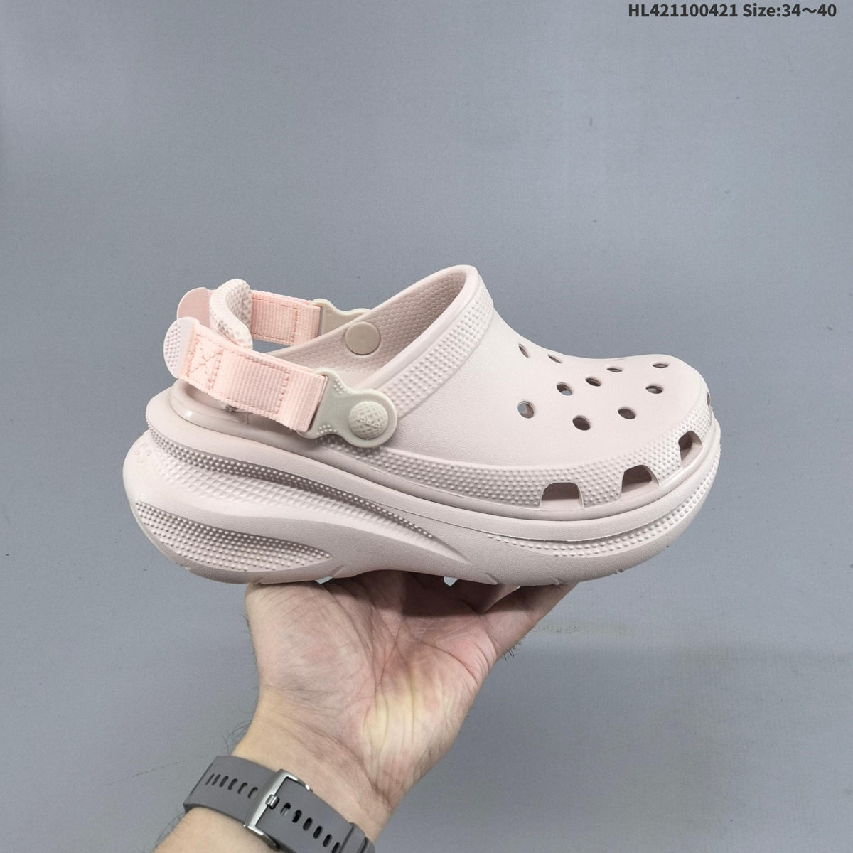 Platform Clog with Adjustable Heel Strap by Crocs - product image from the listing.