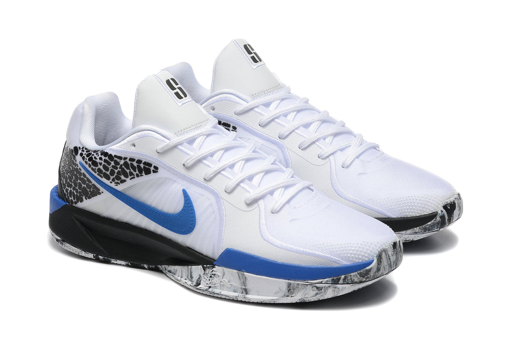 Nike Sabrina 2 Basketball Shoes in White Blue Black - product image from the listing.
